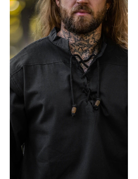 Chemise médiévale à lacets modèle...
