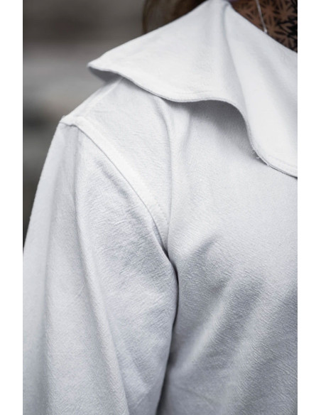 Chemise médiévale à col modèle Athos,...