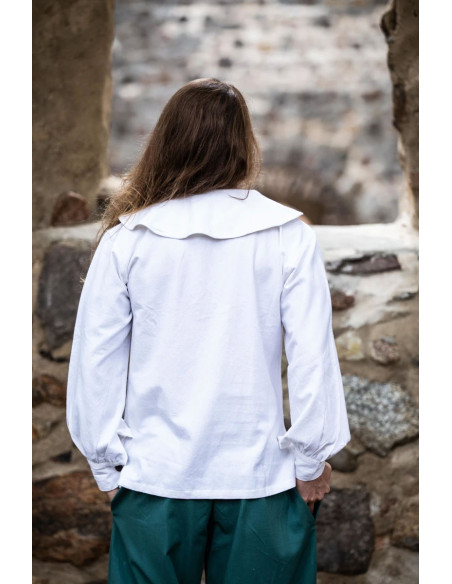 Chemise médiévale à col modèle Athos,...