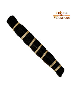 Touffe de rechange en poils naturels foncés pour casques