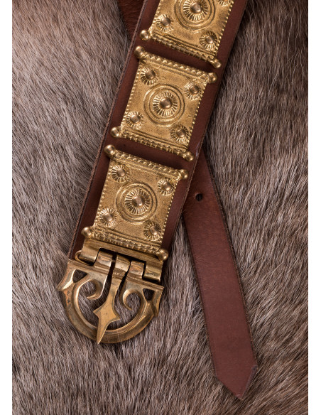 Cingulum de légionnaire romain brun,...