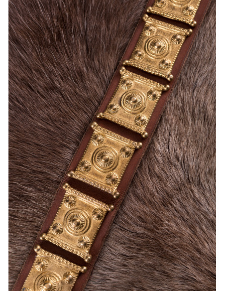 Cingulum de légionnaire romain brun,...