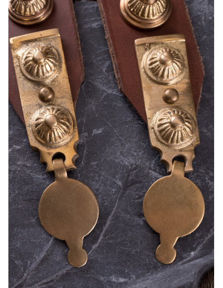 Cingulum de légionnaire romain brun,...