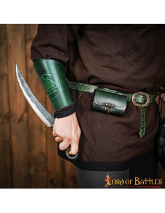 Bracelets Norse Valknut, Noeud de la Mort - Vert 2