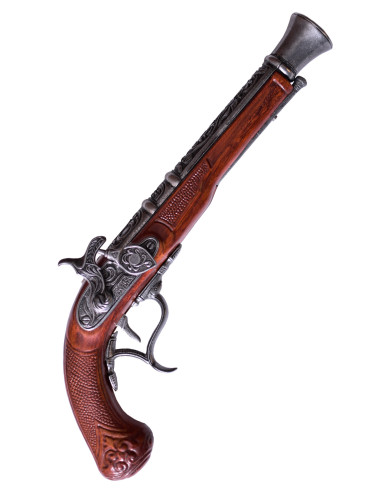 Pistolet à silex décoratif Forsyth (XVIIIe siècle)