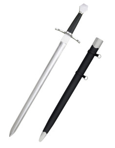 Épée Médiévale Azincourt, une main, avec fourreau (90 cm.)