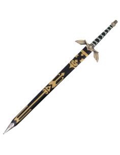 Épée Legend of Zelda avec poignée et fourreau recouverts... 2