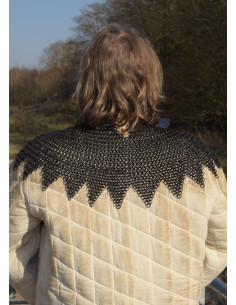 Cotte de mailles noire du manteau épiscopal 2