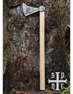 Hache Viking Mammen avec gravures, 60 cm. 2