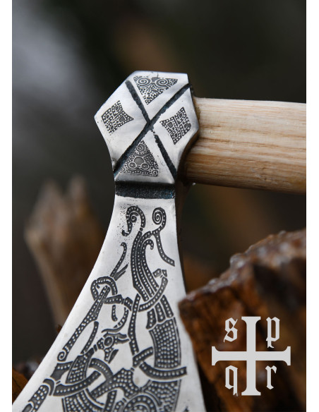 Hache Viking Mammen avec gravures, 60...