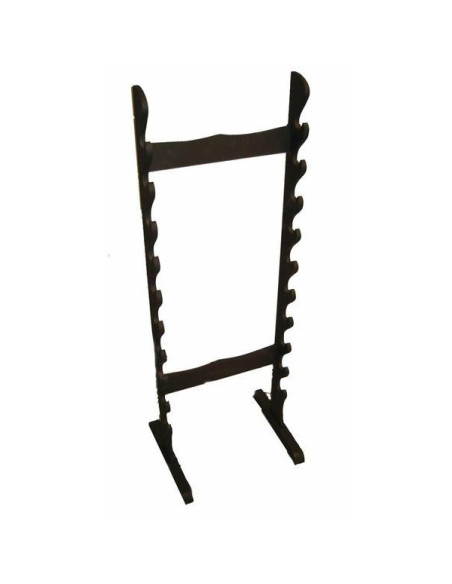 Présentoir au sol pour 10 katanas