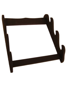 Présentoir mural pour 3 katanas