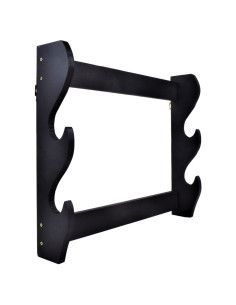 Présentoir mural pour 2 katanas