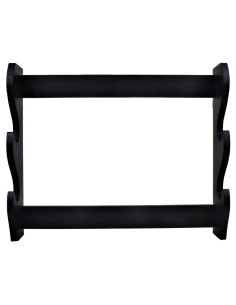 Présentoir mural pour 2 katanas 2