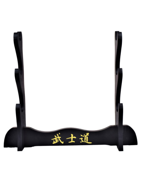 Présentoir de bureau pour 3 katanas