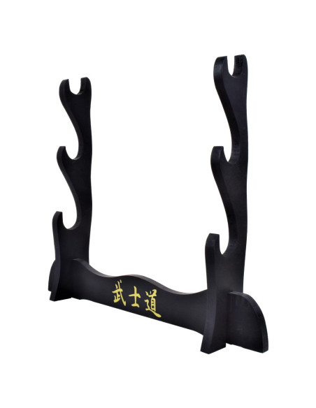 Présentoir de bureau pour 3 katanas