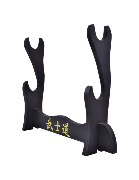 Présentoir de bureau pour 2 katanas