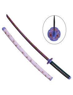Katana de Kokushibo, Michikatsu Tsugikuni, de Kimetsu No Yaiba (96 cm.)