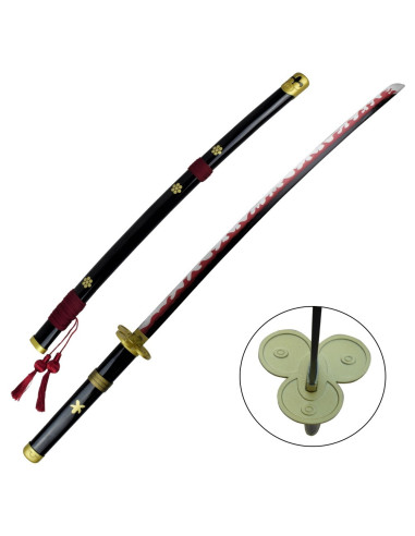 Katana forgé à la main de Sasuke Uchiha de Naruto ⚔️ Boutique Épées