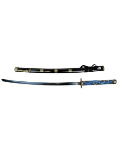 Katana décoratif le dragon bleu (95 cm.)