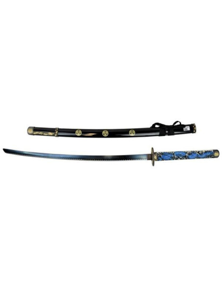 Katana décoratif le dragon bleu (95 cm.)
