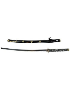 Katana décoratif le dragon noir (95 cm.)