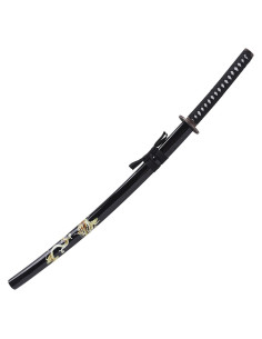 Katana ornemental de dragon avec fourreau noir (96,5 cm.) 2
