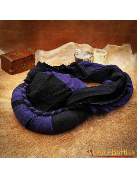 Turban bédouin du désert - bleu