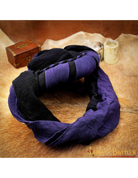 Turban bédouin du désert - bleu