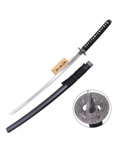 Katana dernier film de samouraï avec fourreau noir (104 cm.)