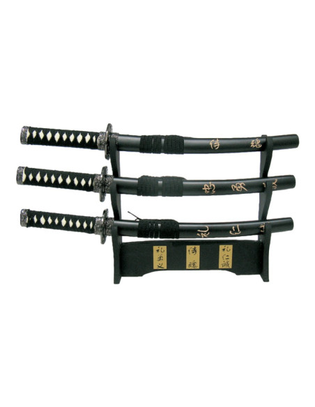 Set 3 buts du film Last Samurai (44 cm.)