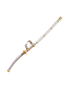Tachi japonais décoratif - blanc (100 cm.)