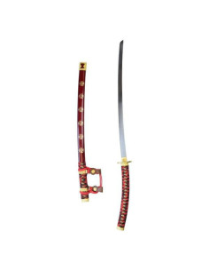 Tachi japonais décoratif - rouge (100 cm.)
