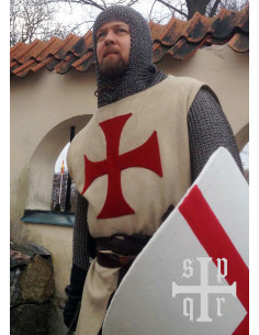 Tabard templier authentique, taille unique 2