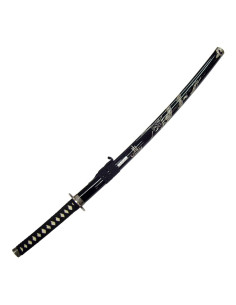 Dragon décoratif Katana avec couverture noire (100 cm.)