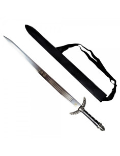 Épée Wonder Woman avec fourreau, version argentée (104 cm.)