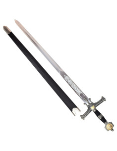 Épée décorative du roi Salomon, avec fourreau (123 cm.)