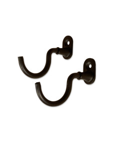 Supports pour accrocher les katanas au mur, finition noire