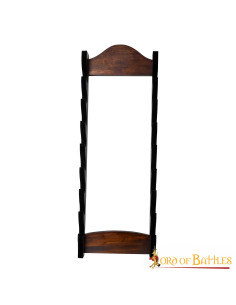 Support mural pour 8 épées et haches (94,5x33,3 cm.) 2