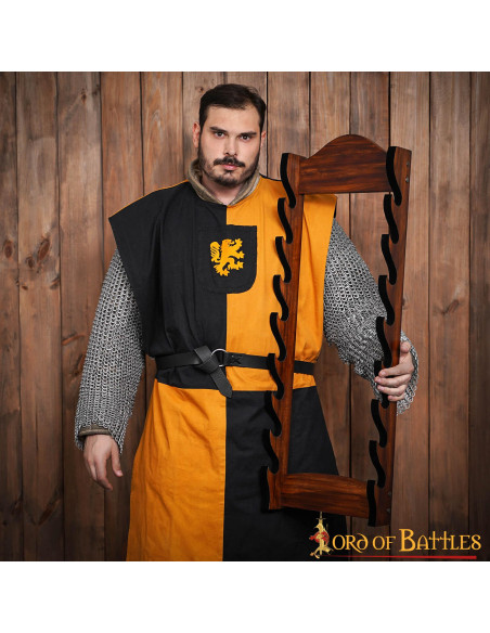 Support mural pour 8 épées et haches...