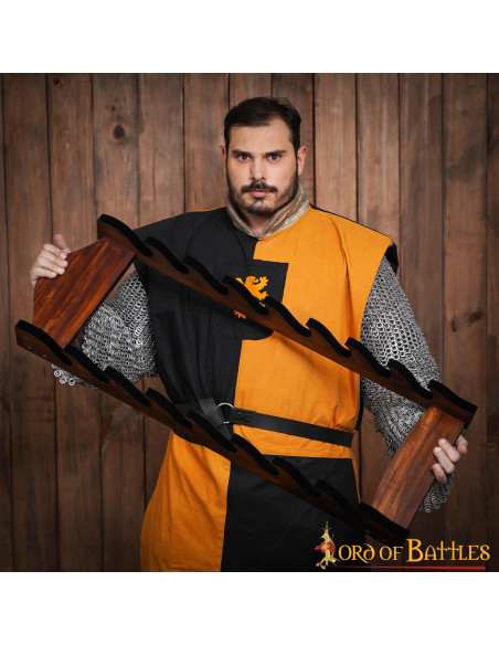 Support mural pour 8 épées et haches...