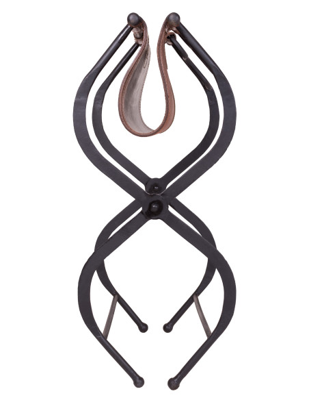 Tabouret pliant romain et médiéval en...