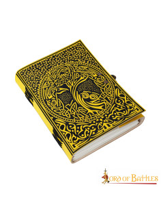 Journal en cuir Celtic Tree of Life (17,7x12,7 cm.)