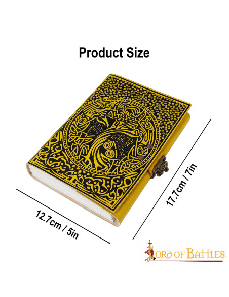 Journal en cuir Celtic Tree of Life...
