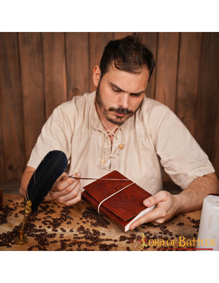 Journal en cuir de dragon celtique...