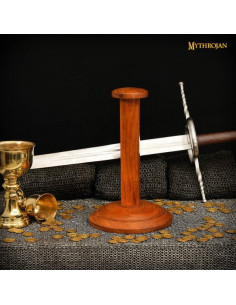 Présentoir de casque en bois (38 cm.) 2