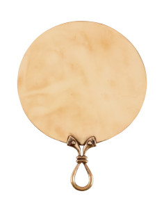 Miroir celtique en laiton (18x13,5 cm.)