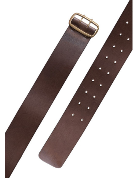 Ceinture médiévale en cuir avec...