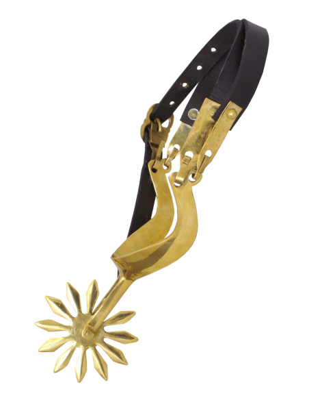 Eperons de Churburg, laiton, paire