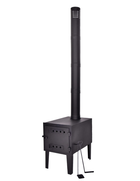 Cuisinière médiévale pour les tentes...